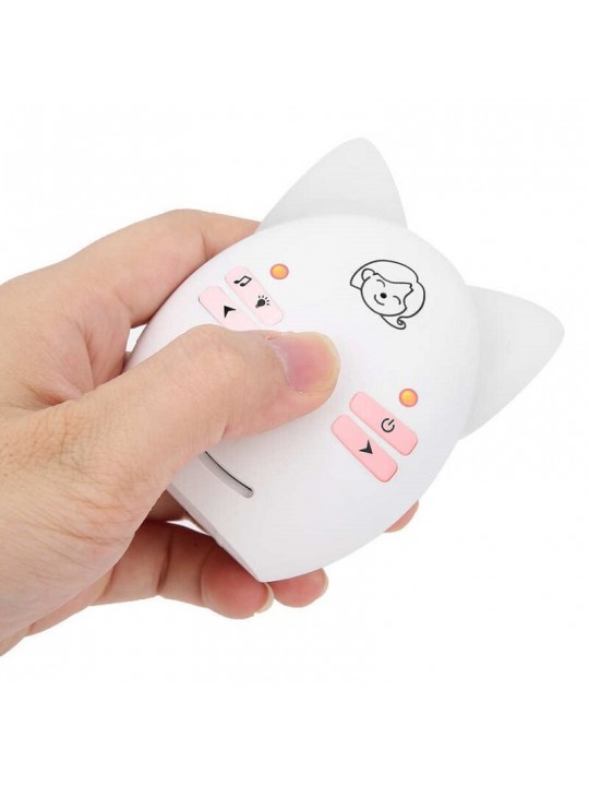 V30 ISM 905-925MHz Wireless Audio Baby Monitor Two-way Talk Intercom Baby Monitor - White US Plug