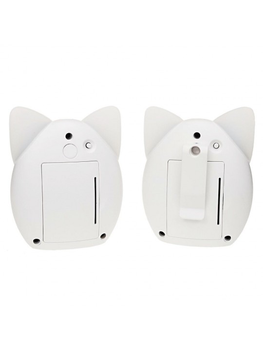 V30 ISM 905-925MHz Wireless Audio Baby Monitor Two-way Talk Intercom Baby Monitor - White US Plug