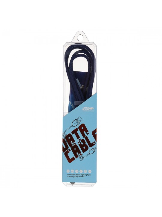 Mini Anti-theft GPS LBS WiFi Smart Tracker USB Charging Phone Cable Car Locator Device - Blue