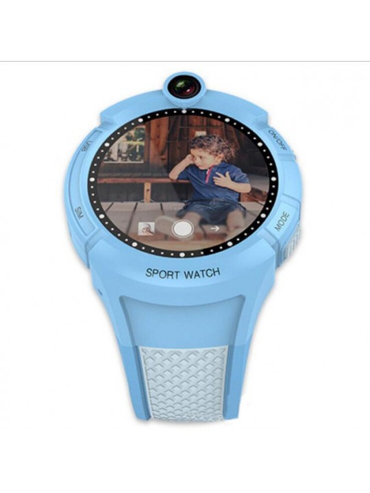 Kids Smartwatches with Camera LBS Location Child Tough Screenn Waterproof Anti Lost Monitor - Blue