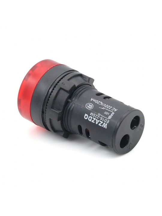 10Pcs ED16-22SM Intermittent Sound Flash Sound Light Buzzer Alarm System 22mm 12V 24V 220V - 36V