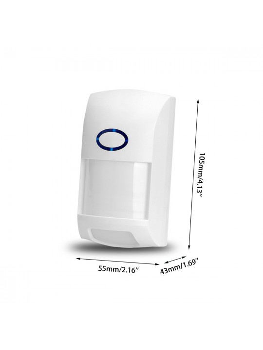 433MHz Wireless PIR Infrared Motion Detector Sensor Anti-Theft Home Alarm Safe