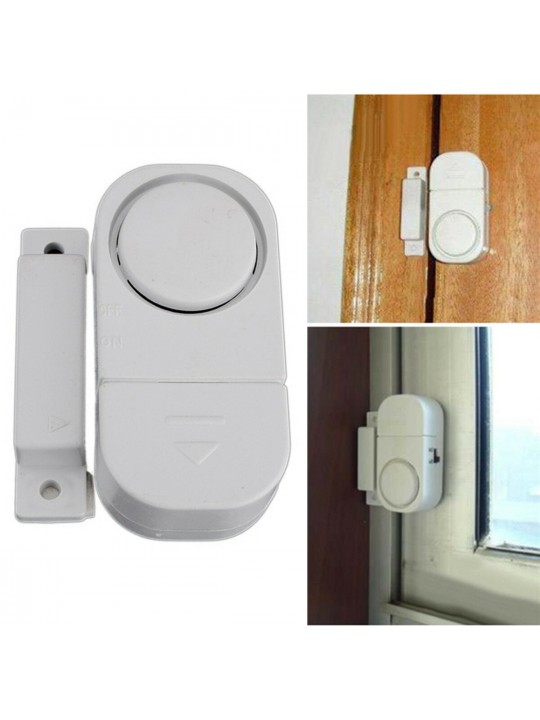 Drillpro Wireless Home Security Alarm System Alarm Magnetic Sensor Door Opening/Closing/Window Alarm Security Alarm 90dB