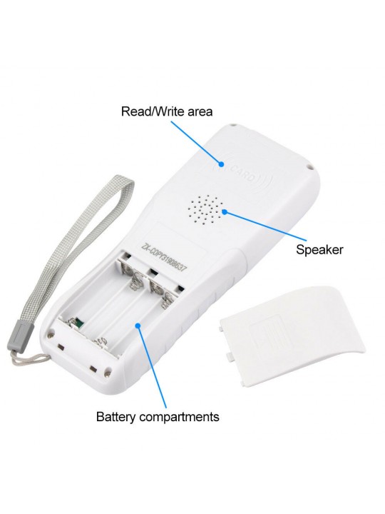 Handheld 125KHz RFID Duplicator Copier RFID Reader Writer 13.56MHz USB Cloner NFC Programmer EM4305/T5577 UID