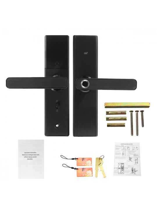 Electronic Smart Door Lock Biometric Fingerprint  Digital Code Smart Card Key