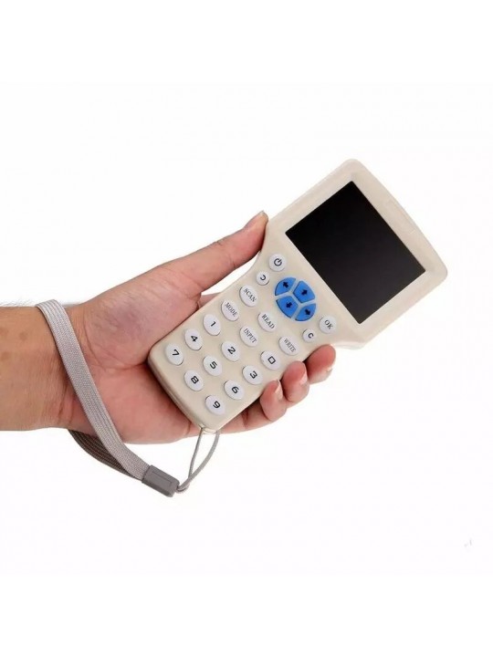 RFID NFC Card Copier Reader Writer Duplicator English 10 Frequency Programmer for IC ID Cards - 1