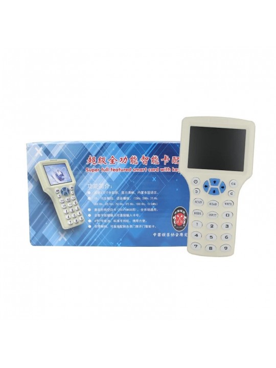 RFID NFC Card Copier Reader Writer Duplicator English 10 Frequency Programmer for IC ID Cards - 1