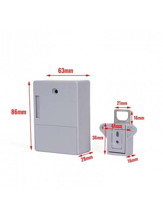 Invisible Sensor Lock EMID IC Card Drawer Digital Cabinet Intelligent Electronic Locks for Wardrobe Furniture Hardware