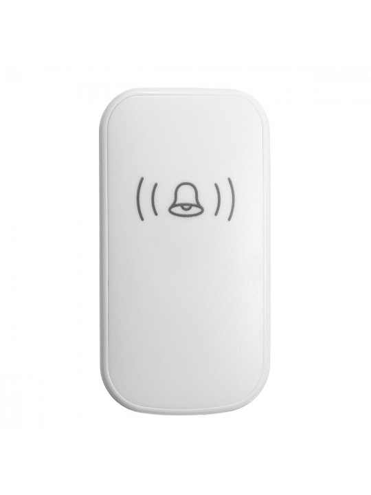 Home House 4 Volume Wireless Doorbell Chime 2 Receiver + 1 Doorbell - Black UK Plug
