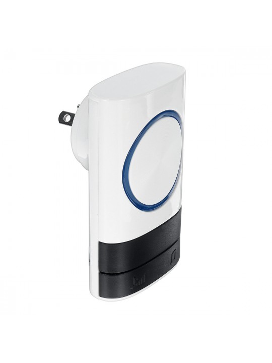 Smart Wireless Doorbell 45 Songs Polyphonic Ringtones 200m Transmission Door Bell - US Plug