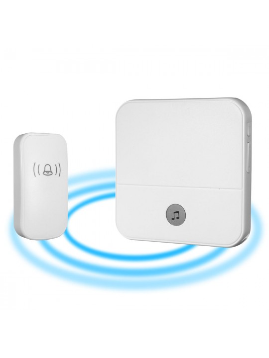 52 Chime Wireless Door Bell Home Plug In Waterproof Cordless Doorbell 300M Range - white UK Plug