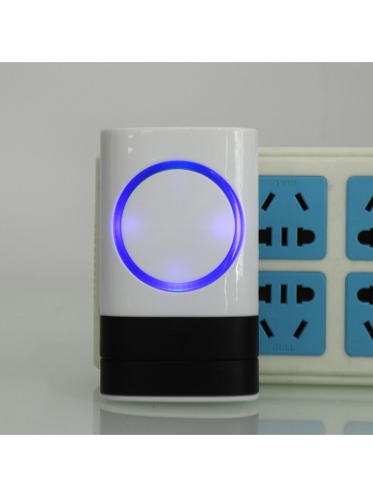 Smart Wireless Doorbell 45 Songs Polyphonic Ringtones 200m Transmission Door Bell - US Plug