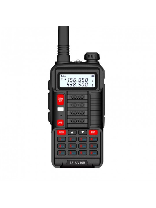 10PCS BAOFENG EU Plug BF-UV10R Plus 10W 5800mAh UV Dual Band Two-way Handheld Radio Black Walkie Talkie 128 Channels LED Flashli
