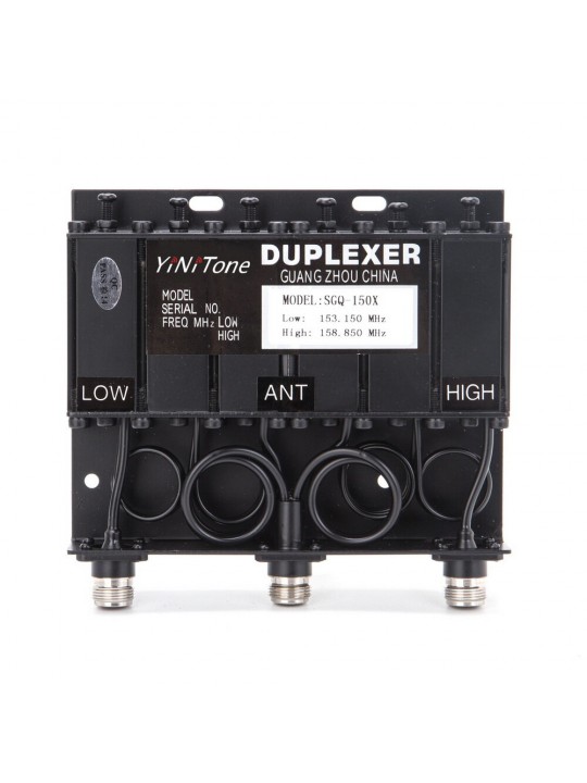 YiNiTone SGQ-150X 10W VHF136-174MHz Frequency Portable Duplexer Walkie Talkie Relay Box
