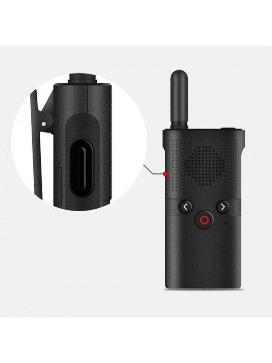1Pairs CHIERDA PMR446 FRS Handheld Walkie Talkie 400-480MHz LCD Display Anti Drop TYPE-C Charging Portable Outdoor Civilian Hote