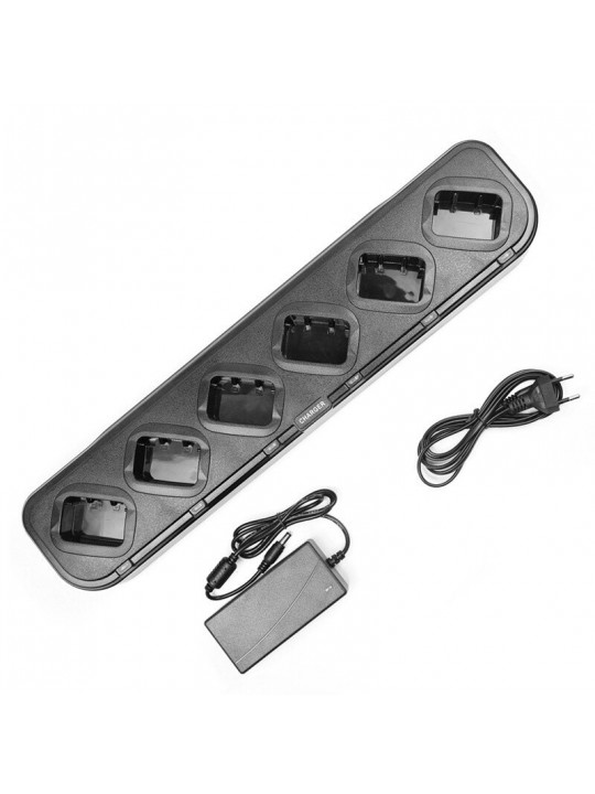 ZASTONE 6 Slot Walkie Talkie Charger Two Way Ham Radio Charging Cradle for Baofeng 888S 666S 777S - US Plug