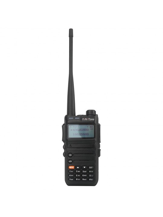 Yinitone HT-UV1 5W Walkie Talkie Dual Band 400-520Mhz/136-174Mhz 199 Channels FM Transceiver Two Way Radio