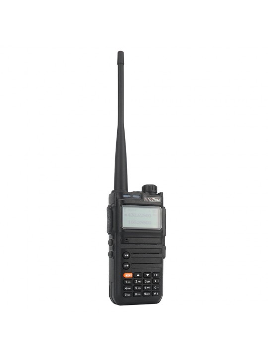 Yinitone HT-UV1 5W Walkie Talkie Dual Band 400-520Mhz/136-174Mhz 199 Channels FM Transceiver Two Way Radio