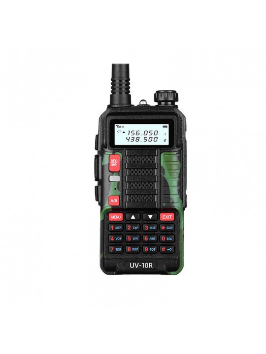 US Plug Baofeng UV-10R 16W High-power Walkie Talkie 8800mAh Long Range Waterproof Portable Two-way Radio with Flashlight Dual Ba