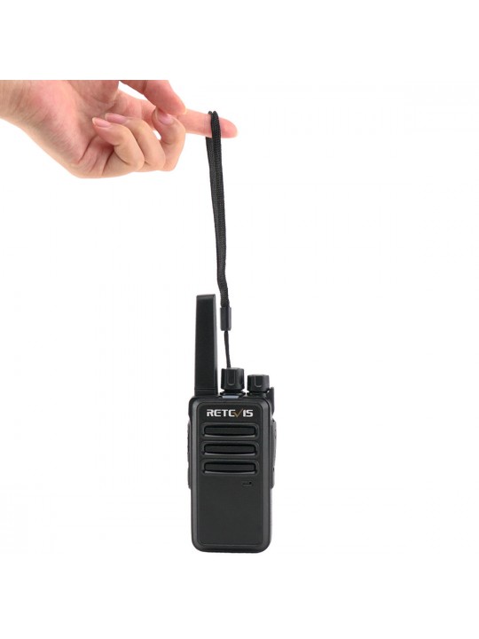 2PCS Retevis RT68 16 Channels Frequency 462 MHz Mini Ultra Light Handheld Radio Walkie Talkie Intercom - EU Plug