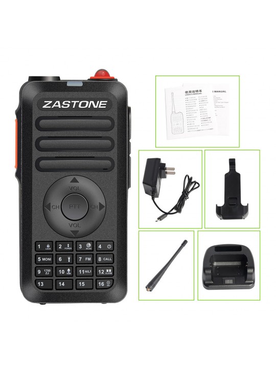 Zastone X68 Walkie Talkie UHF 400-470Mhz Handheld Radio Communicator Two Way Radio Communication Ham