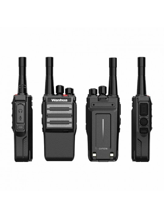 WANHUA 8W Classic Walkie Talkie 16 Channels 400-470MHz Two Way Handheld Radio Outdoor Work Durable Transceiver Radio Communicato