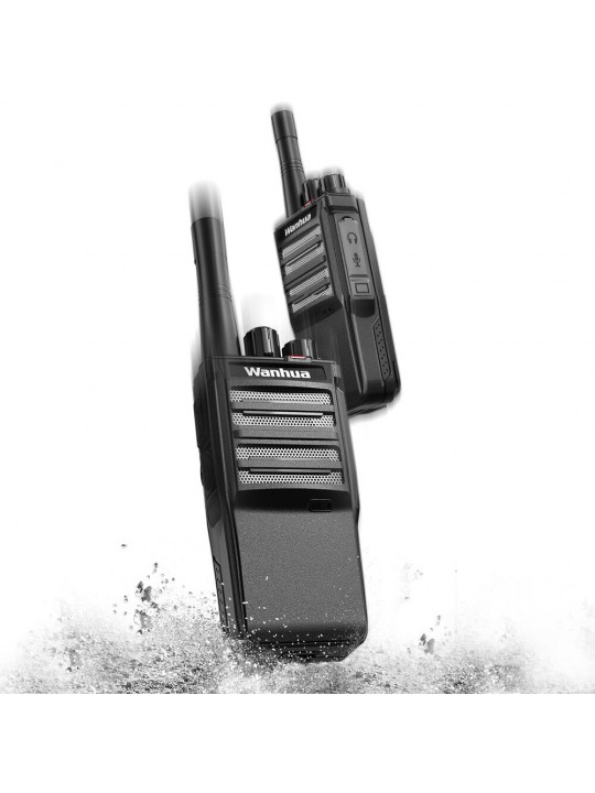 WANHUA 8W Classic Walkie Talkie 16 Channels 400-470MHz Two Way Handheld Radio Outdoor Work Durable Transceiver Radio Communicato