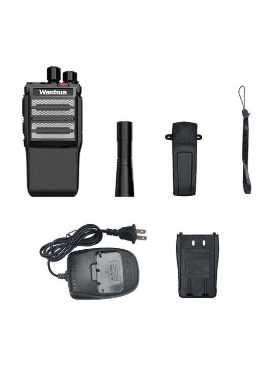 WANHUA 8W Classic Walkie Talkie 16 Channels 400-470MHz Two Way Handheld Radio Outdoor Work Durable Transceiver Radio Communicato