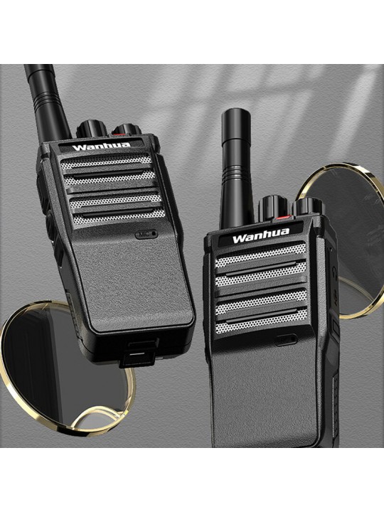 WANHUA 8W Classic Walkie Talkie 16 Channels 400-470MHz Two Way Handheld Radio Outdoor Work Durable Transceiver Radio Communicato