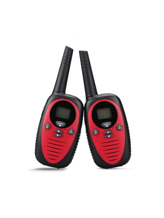 A Pair of XF-508 0.5W Mini Kids Walkie Talkie Waterproof 22 Channels 1-3km Distance Handheld Dual Band Two Way Radio Driving Civ