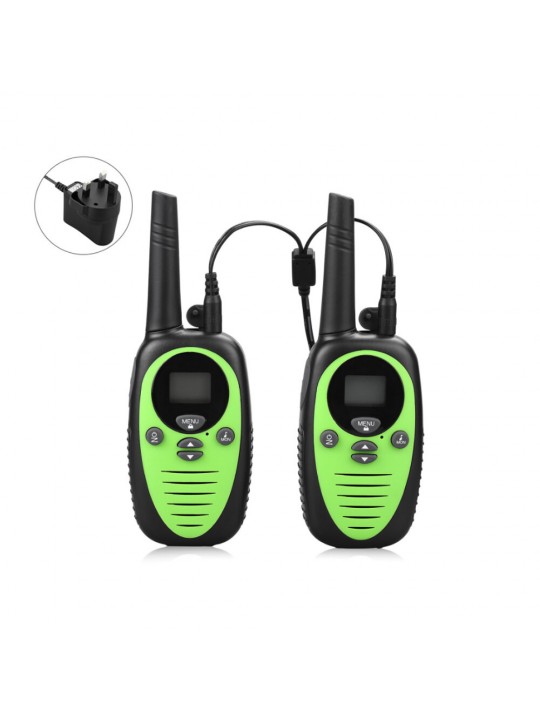 A Pair of XF-508 0.5W Mini Kids Walkie Talkie Waterproof 22 Channels 1-3km Distance Handheld Dual Band Two Way Radio Driving Civ
