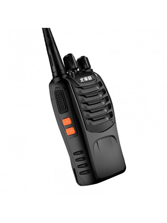 888S 16 Channels 400-470MHz 5W Handheld Radio Walkie Talkie Driving Hotel Civilian Walkie Talkie - EU Plug