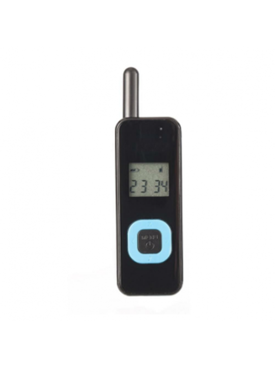 KALOAD M1 1Pcs Mini Thin Walkie Talkie Lavalier  22 Channel 400-480MHz  1-3KM  - US PLUG White
