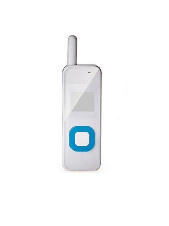 KALOAD M1 1Pcs Mini Thin Walkie Talkie Lavalier  22 Channel 400-480MHz  1-3KM  - US PLUG White