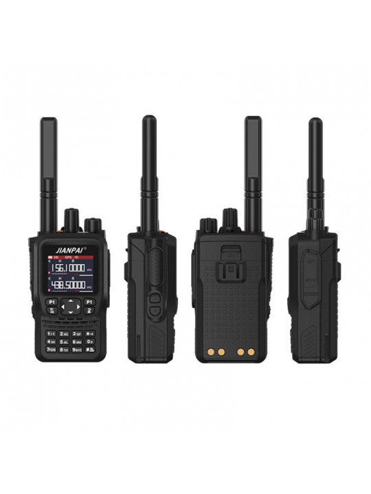 JIANPAI 8800 Plus 10W 5800mAh Walkie Talkie 16 Channel Dual Band High Power GPS Positioning Type-C Charging Waterproof Two Way R