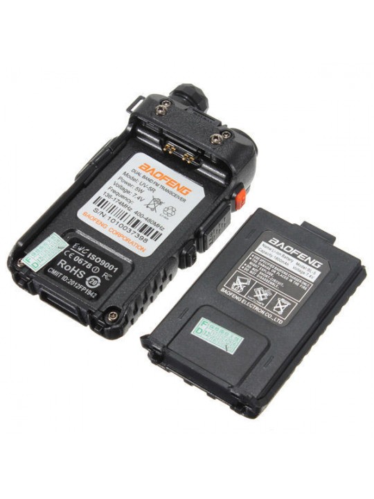 2Pcs BAOFENG UV-5R Dual Band Handheld Transceiver Radio Walkie Talkie