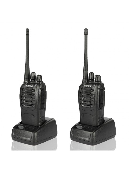 2Pcs/set Baofeng BF-888S Walkie Talkie Portable Radio Station BF888s 5W 16CH UHF 400-470MHz BF 888S walkie-talkie two-way Radio 