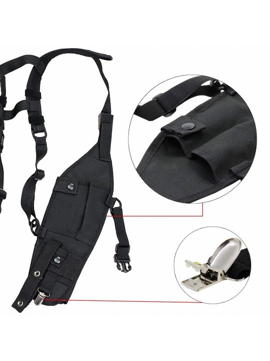 Walkie-talkie Chest Bag Outdoor Shoulder Chest Bag Donkey Climbing Rescue Walkie-talkie Tactical Chest Bag