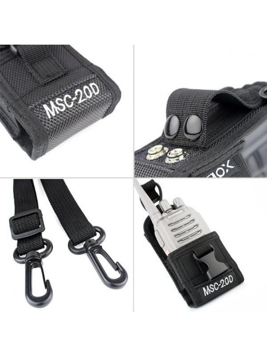 MSC-20D Multi-function Radio Case Holder for Baofeng H777 BF-666S/777S/888S Kenwood Yaesu Icom Motorola