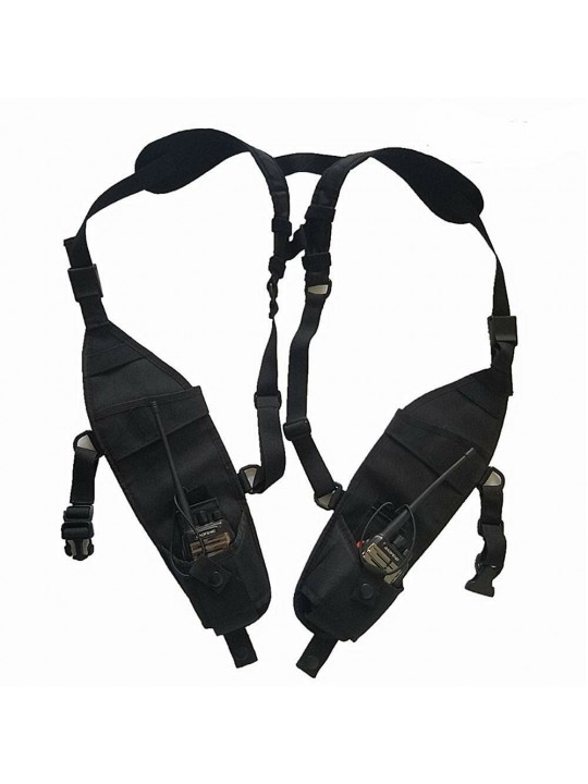 Walkie-talkie Chest Bag Outdoor Shoulder Chest Bag Donkey Climbing Rescue Walkie-talkie Tactical Chest Bag
