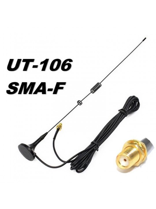 Magnetic HF Antenna UT-106UV Vehicle Mounted Talkie Car Antenna For Baofeng 888S UV-5R UV-10R UV-9R