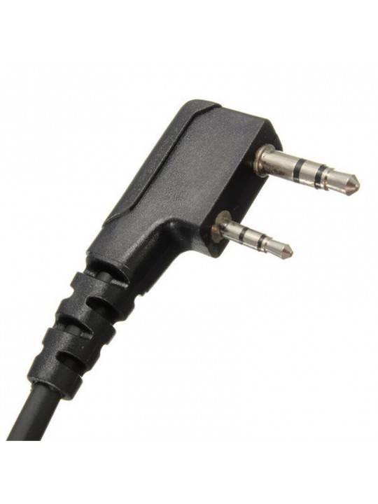 Two Way Radio Walkie Talkie 2 Pin Radio Handheld Microphone Speaker for Motorola BAOFENG PUXING