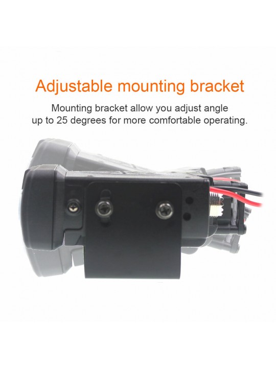 Baojie BJ-318 Dual Band Car Mobile Radio VHF 136-174Mhz UHF 400-490MHz 256CH 25W Two Way Radio FM Transceiver Walkie Talkie