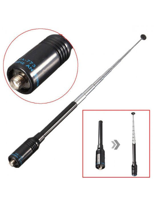 NA-773 Sma Female Dual Band 144/430 MHz High Gain Antenna For Handheld Two Way Radio
