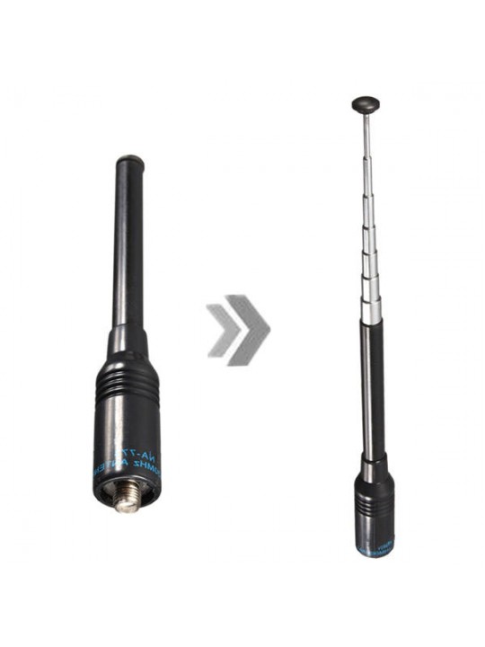 NA-773 Sma Female Dual Band 144/430 MHz High Gain Antenna For Handheld Two Way Radio