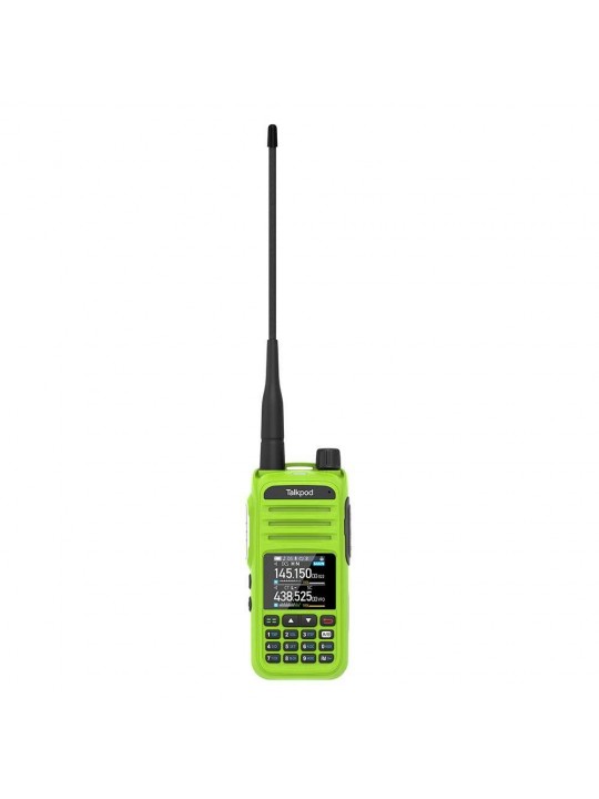Talkpok A36plus Walkie Talkie Multi-Function Dual Bander with Color Display GMRS Amateur HAM Two-way Radio 512 Channel 5W 7-Band