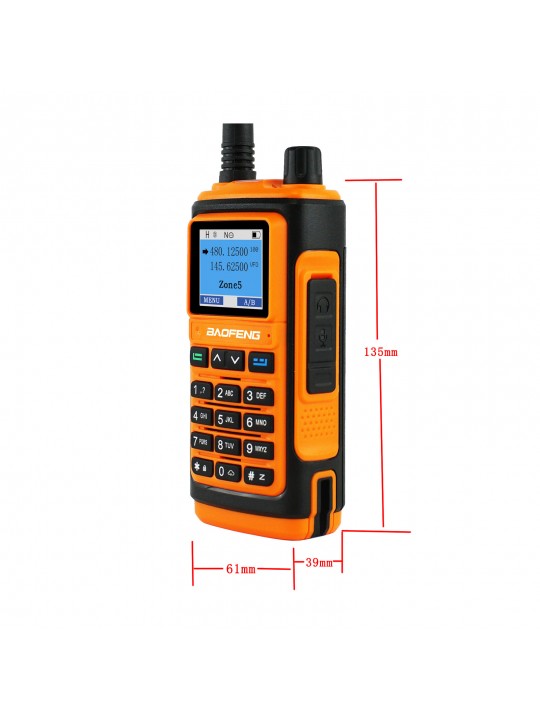 2023 BaoFeng UV-17 Walkie Talkie Long Range Ham 5W Portable Radios AM FM Wireless set Amateur Two-Way Radio UHF VHF for Hunting 