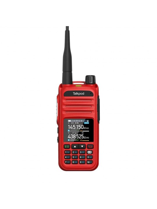 Talkpok A36plus Walkie Talkie Multi-Function Dual Bander with Color Display GMRS Amateur HAM Two-way Radio 512 Channel 5W 7-Band