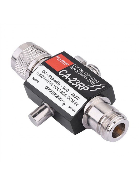 CA-23RP Coaxial Lighting Surge Protector N Male To N Female 0-2.5GHZ 400W 50ohm Coaxial Lighting Arrestor for Communication Equi