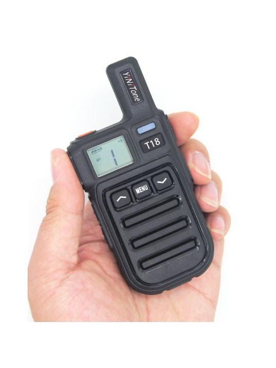 YiNiTone T18 Mini Walkie Talkie 3W 400-480mhz PMR FRS Two Way Radio